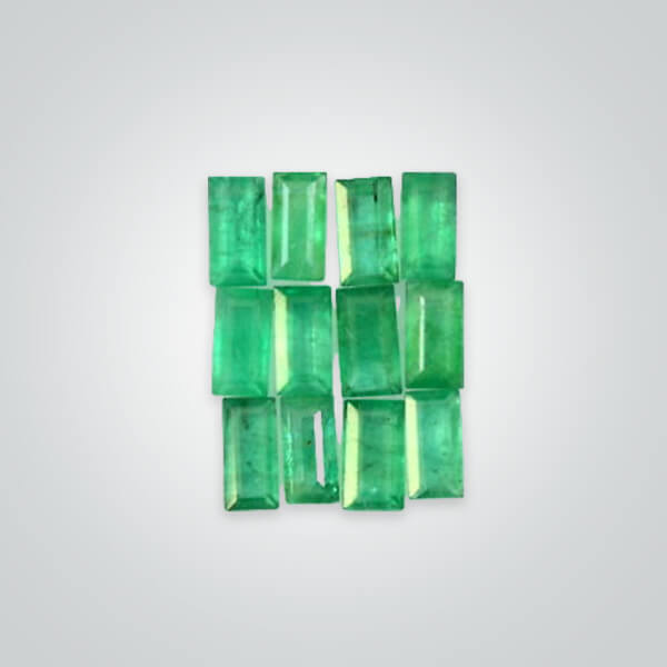 Natural Emerald, Baguette A