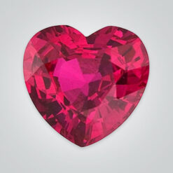 Natural Ruby, Heart AA