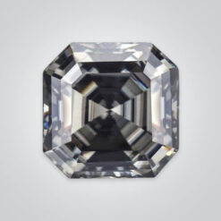 Grey Moissanite, Asscher