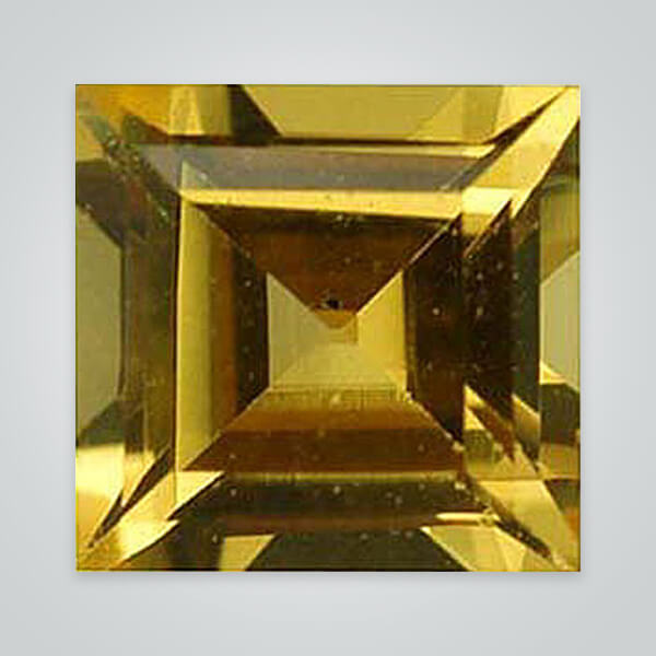 Lab Created Citrine Quartz, Square