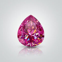 Pink Moissanite, Pear