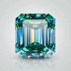 Green Moissanite, Emerald