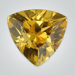 Lab Created Citrine Quartz, Trillion