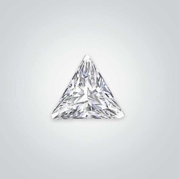 Lab Created Moissanite, Triangle AAA