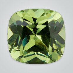 Lab Created Peridot Quartz, Cushion