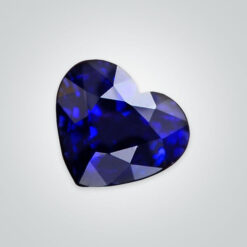 Natural Blue Sapphire, Heart AA