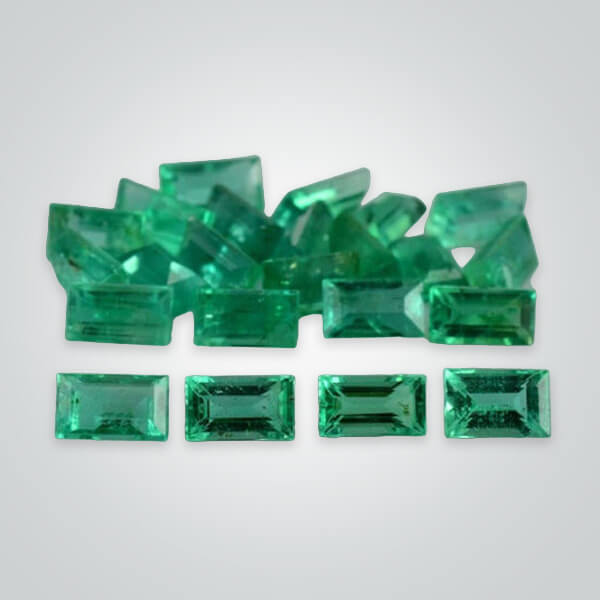 Natural Emerald, Baguette AA