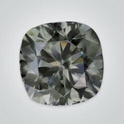 Grey Moissanite, Cushion