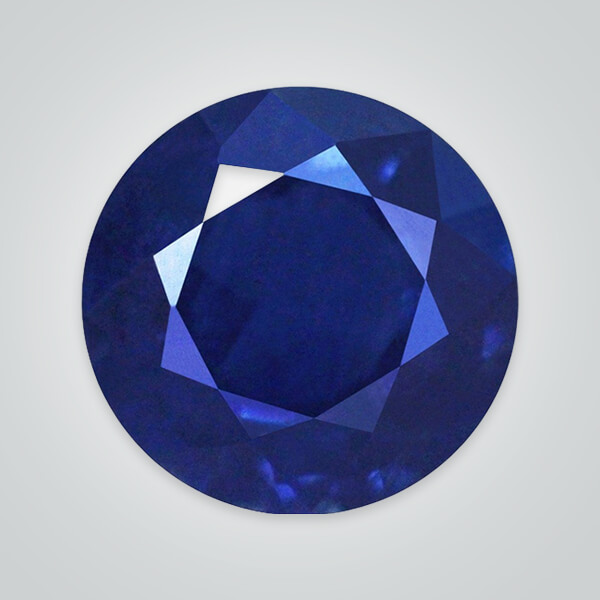 Natural Diffusion Blue Sapphire, Round AA