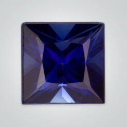 Natural Diffusion Blue Sapphire, Square AAA