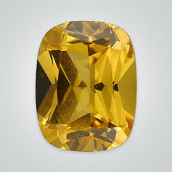 Lab Created Citrine Quartz, Cushion