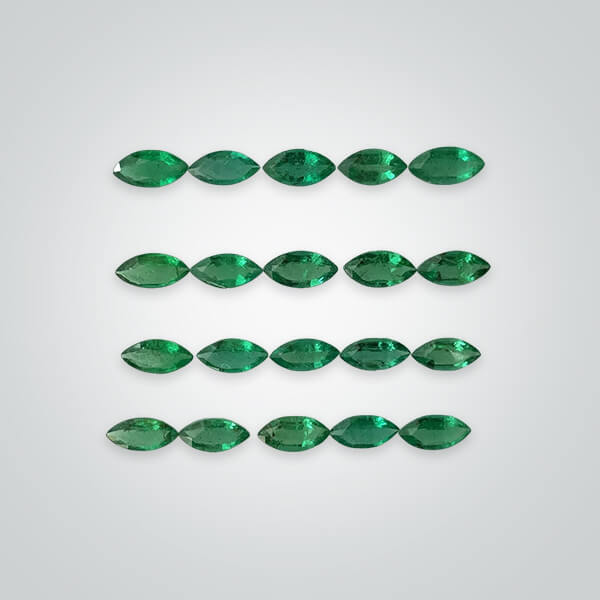 Natural Emerald, Marquise AAA