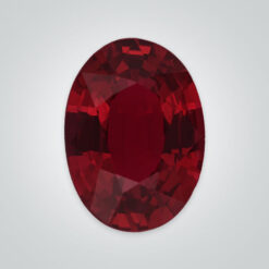 Natural Ruby, Oval AAA
