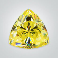 Yellow Moissanite, Trillion