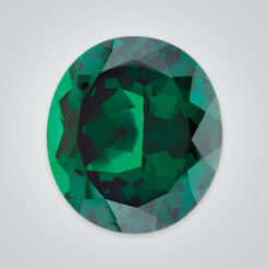Lab Created Green Quartz, Oval