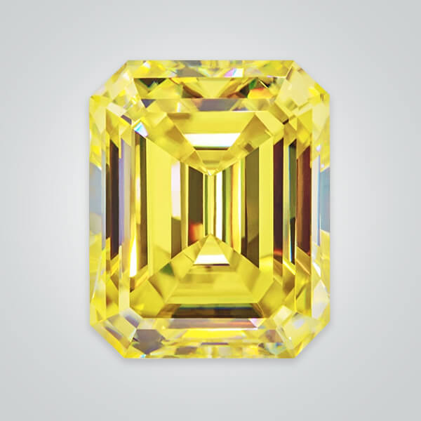 Yellow Moissanite, Emerald