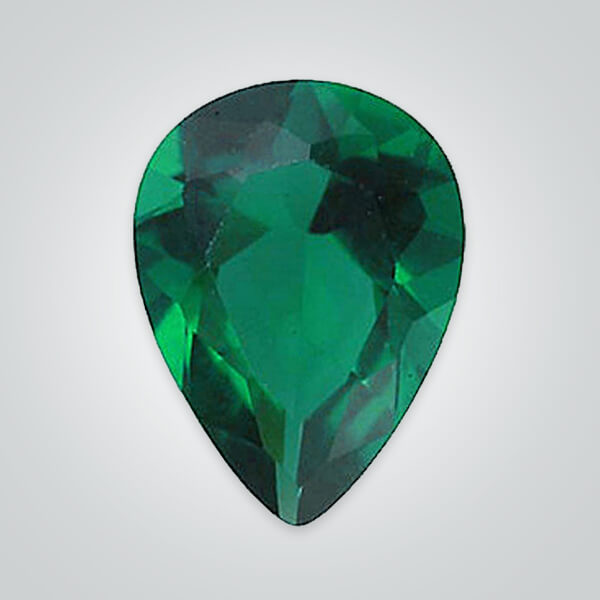 Lab Created Green Quartz, Pear