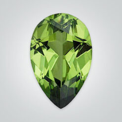 Lab Created Peridot Quartz, Pear