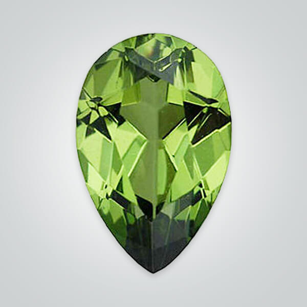 Lab Created Peridot Quartz, Pear