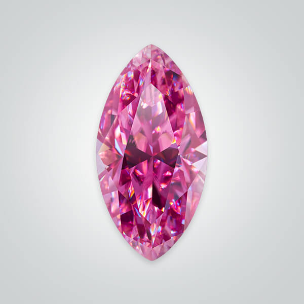 Synthetic Gemstones Pink Moissanite, Marquise
