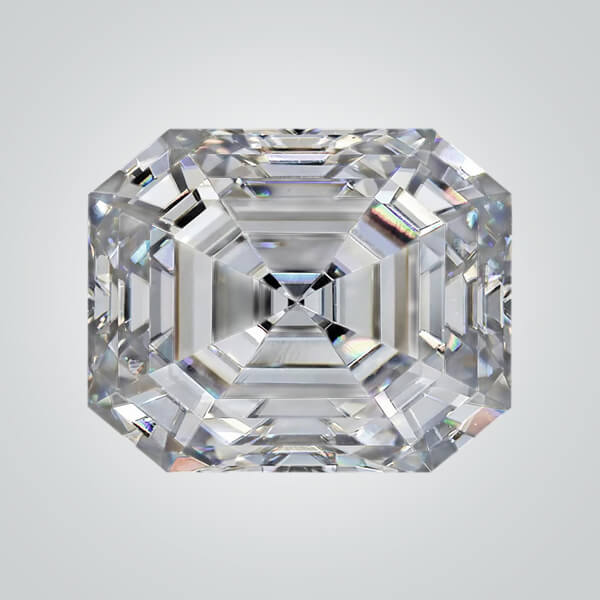 Lab Created Moissanite, Asscher AAA