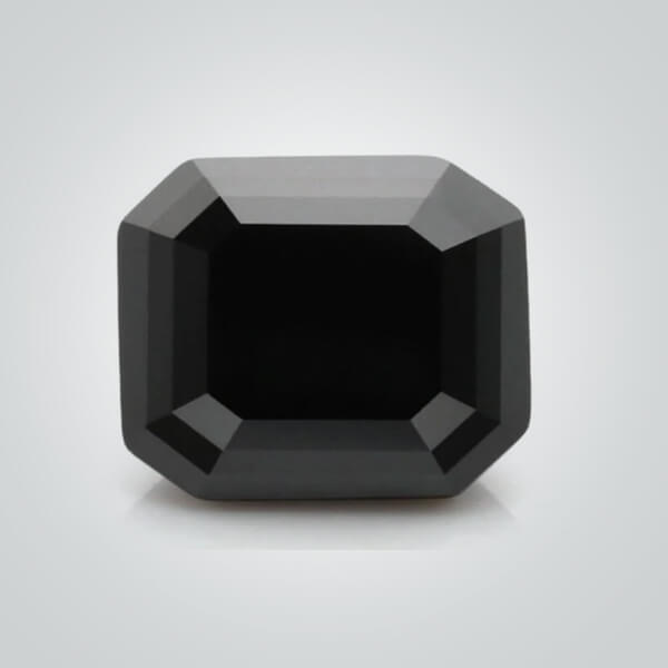 Black Moissanite, Asscher