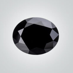 Black Moissanite, Round
