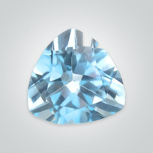 Lab Created Sky Blue Quartz, Oval