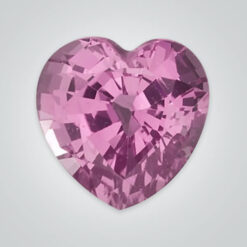Natural Pink Sapphire, Heart AA