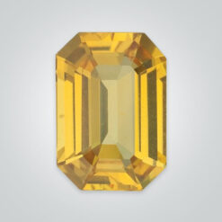 Natural Yellow Sapphire, Octagon AAA