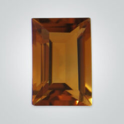 Natural Citrine Madiera 4A, Baguette