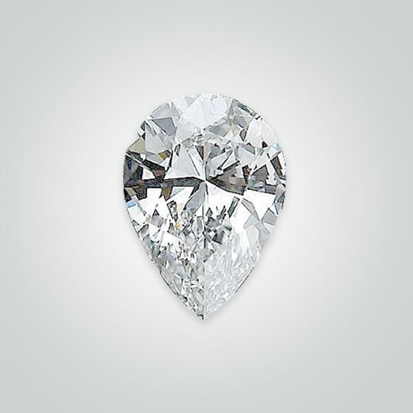 Natural Diamonds Pear Cut, Gh Color, Si Clarity