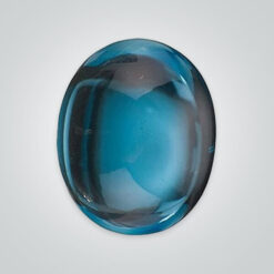 Natural London Blue Topaz, Oval Cabochon