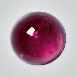 Natural Pink Tourmaline, Round Cabochon