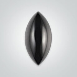 Natural Black Onyx, Marquise Cabochon