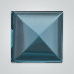 Natural London Blue Topaz, Square Cabochon