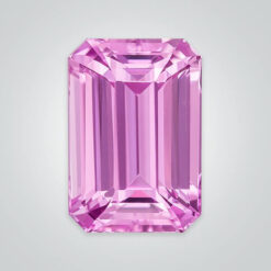 Natural Pink Sapphire, Octagon AA