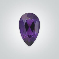 Natural African Amethyst, Pear AAA