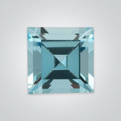 Natural Aquamarine, Square Step Cut AAA