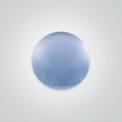 Natural Blue Chalcedony, Round Cabochcon