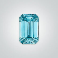 Natural Blue Zircon, Octagon