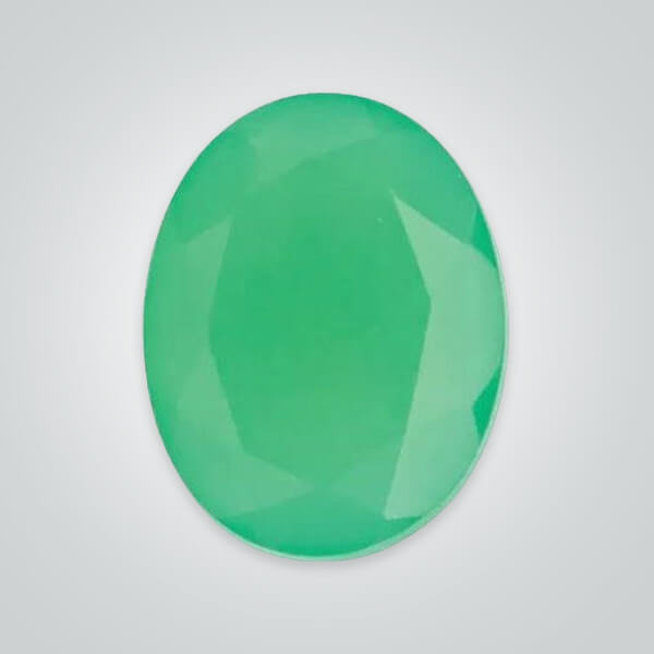 Natural Chrysoprase, Oval Faceted