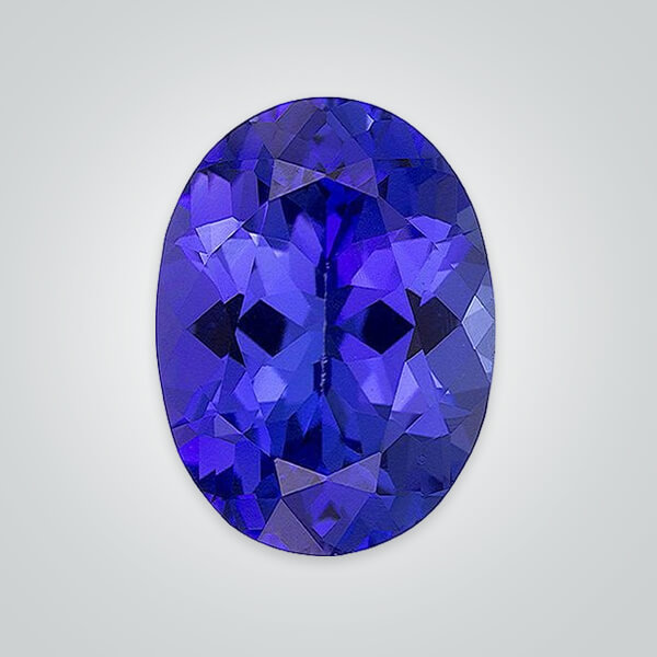 Natural Tanzanite, Oval AAA