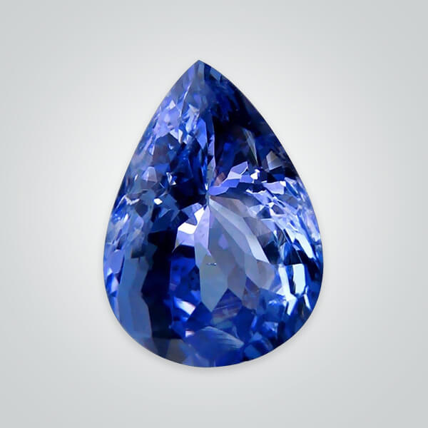 Natural Tanzanite, Pear AAA