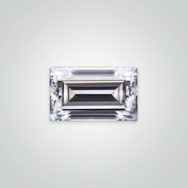 Synthetic Gemstones Moissanite, Baguette
