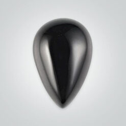 Natural Black Onyx, Pear Cabochon