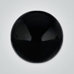 Natural Black Onyx, Round Cabochon