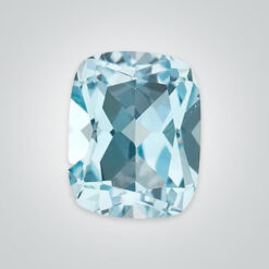 Natural Sky Blue Topaz, Elongated Cushion