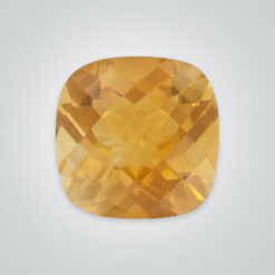 Natural Citrine AAA, Cushion Checkerboard
