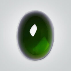 Natural Green Tourmaline, Oval Cabochon
